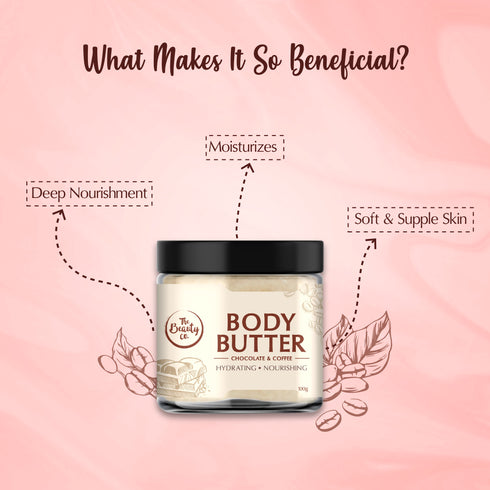 the beauty co India Chocolate and Coffee Body Butter With Robusta Coffee